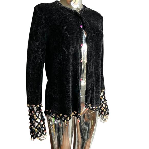 Vintage Beaded Sweater - Picture 1 of 5